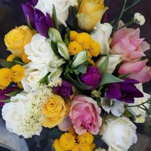 Sunrise Serenade Mixed Rose Bouquet
