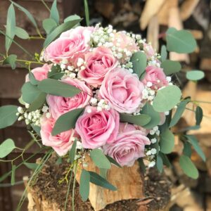 Blush Garden Rose Bouquet
