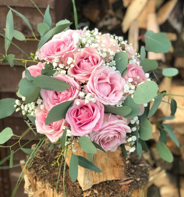 Blush Garden Rose Bouquet