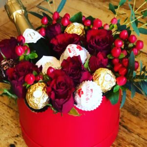 Luxury Romance Hamper with Roses & Chocolates