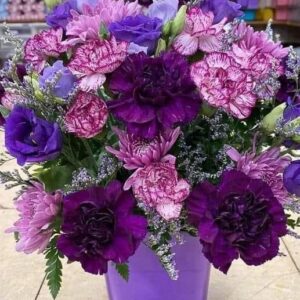 Royal Bloom Purple Harmony Arrangement