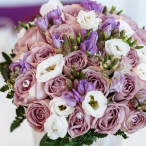Blush Elegance Rose & Freesia Bouquet